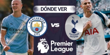 donde ver manchester city vs tottenham premier league tv online