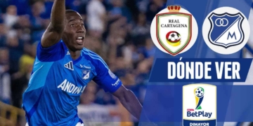 donde ver millonarios real cartagena vuelta copa betplay tv online