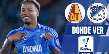 donde ver millonarios tolima liga betplay 2025 tv online