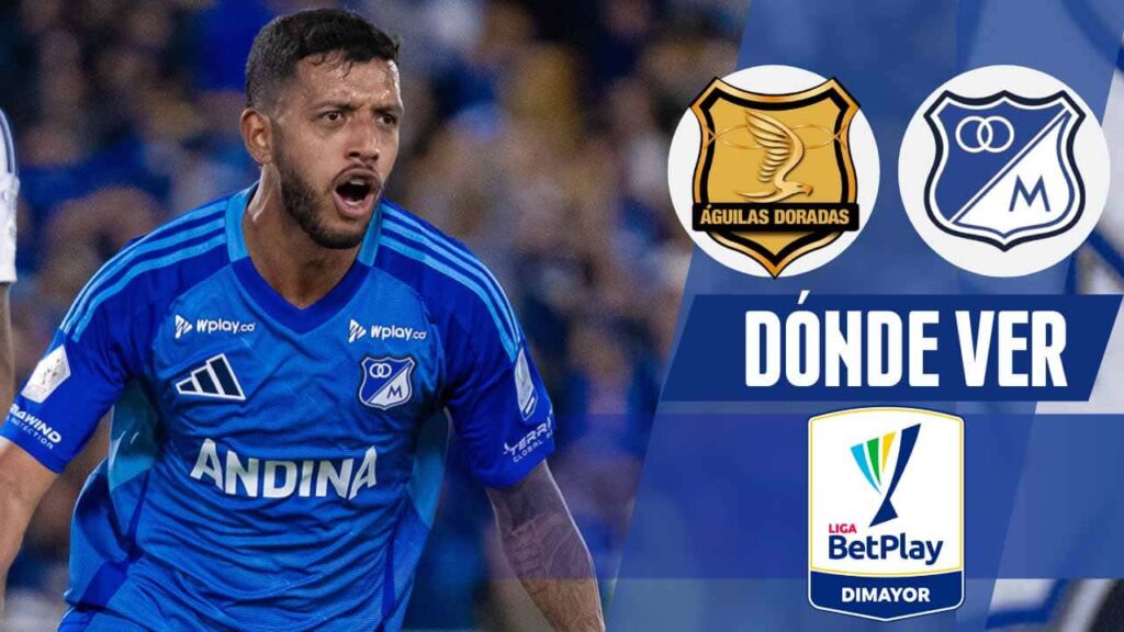donde ver millonarios vs aguilas doradas liga betplay tv online