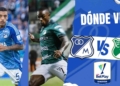 donde ver millonarios vs deportivo cali liga betplay tv online