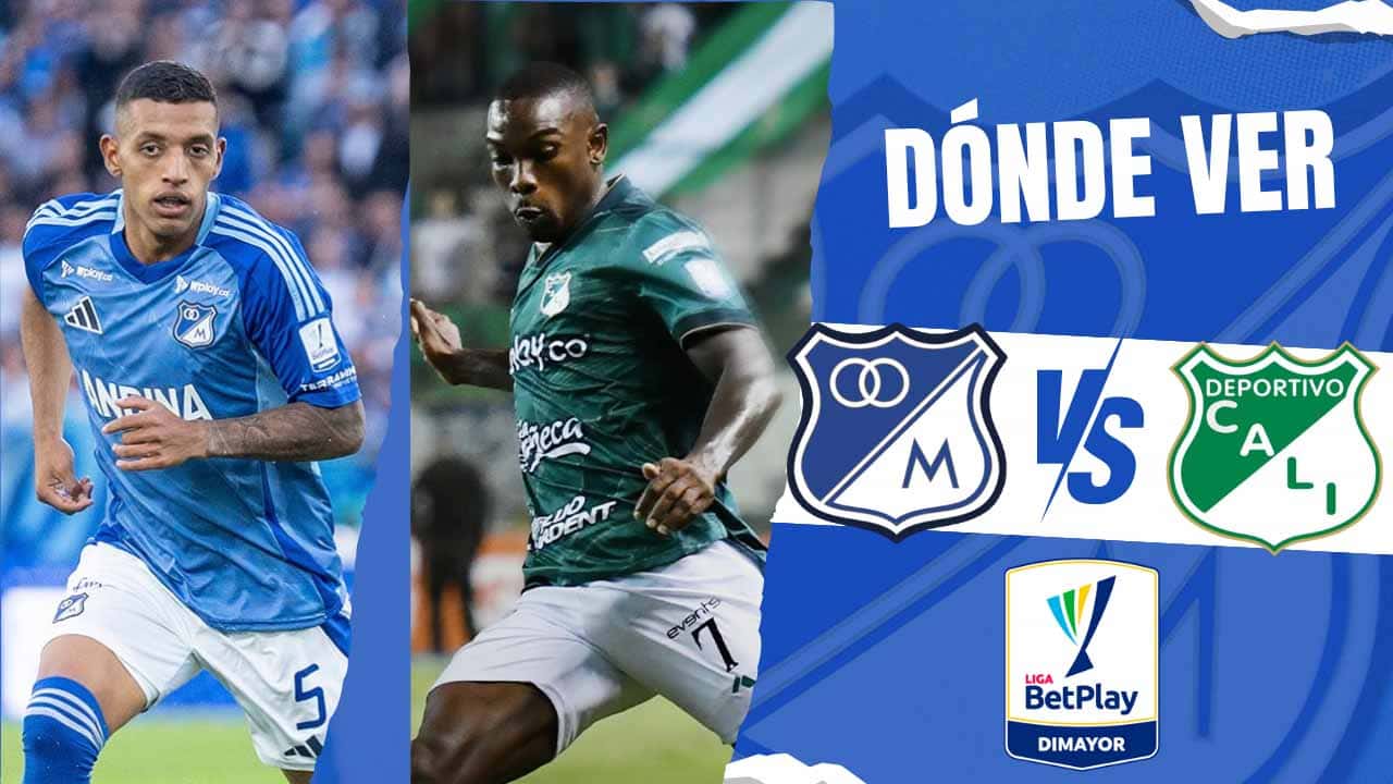 donde ver millonarios vs deportivo cali liga betplay tv online