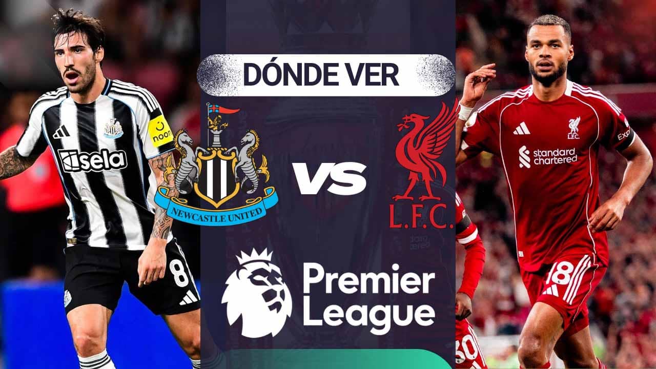 donde ver newcastle vs liverpool premier league 2025 tv online