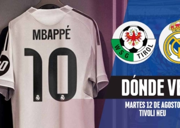 donde ver real madrid wsg tirol amistoso tv online