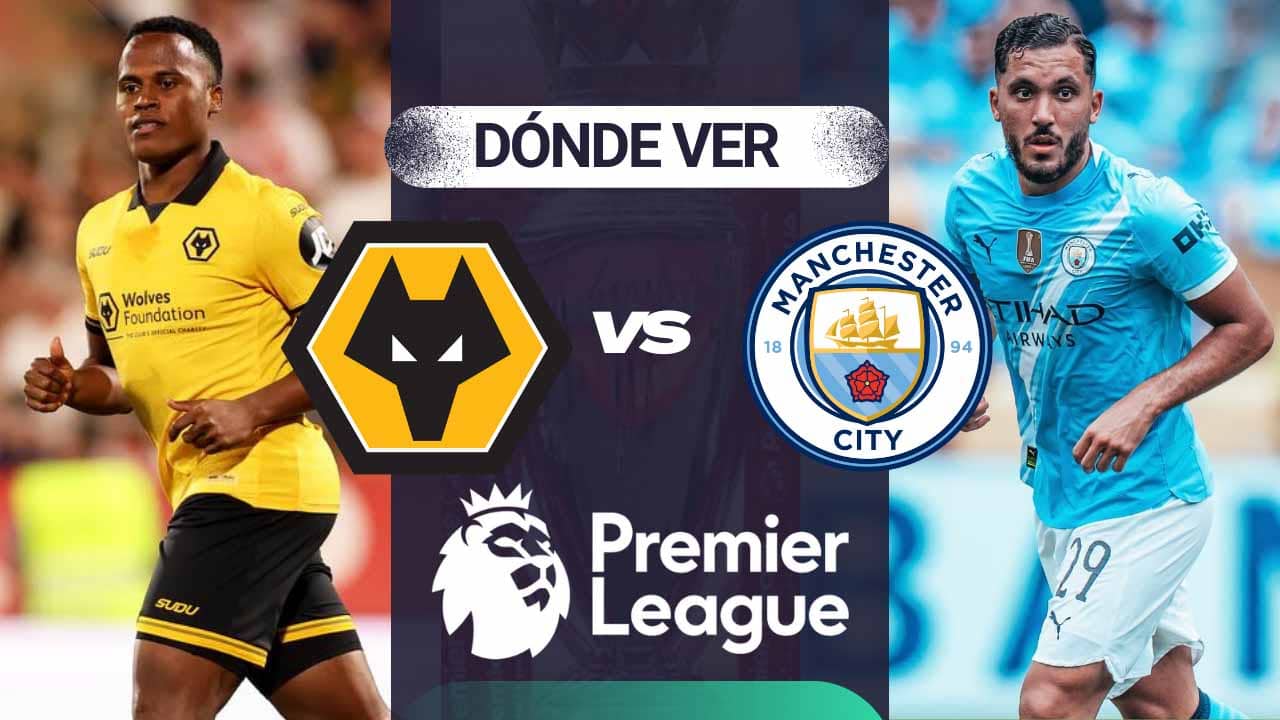 donde ver wolverhampton vs manchester city premier league tv online