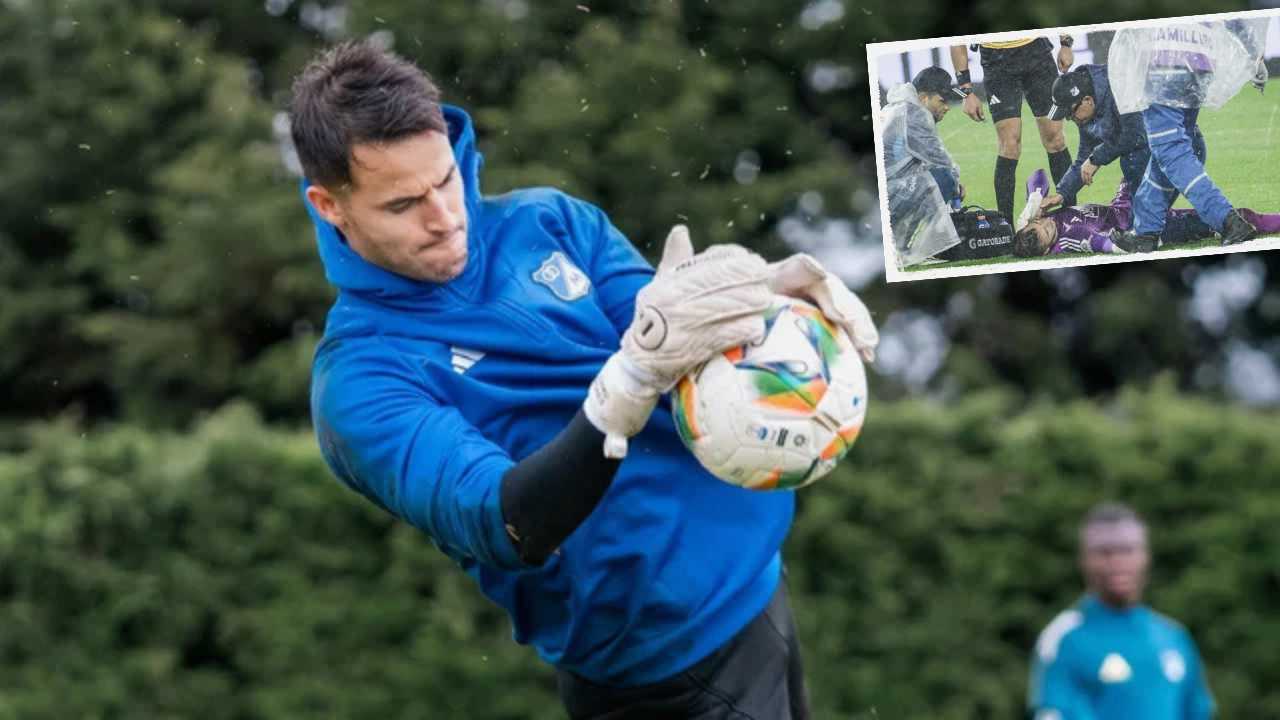 guillermo de amores millonarios lesion golpe cabeza craneo parte medico oficial deportivo cali campin bogota clinica gamero llinas
