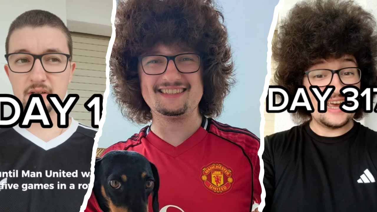 hincha manchester united promesa no cortarse pelo
