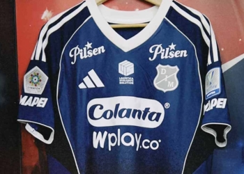 independiente medellin camiseta azul temporada 2025