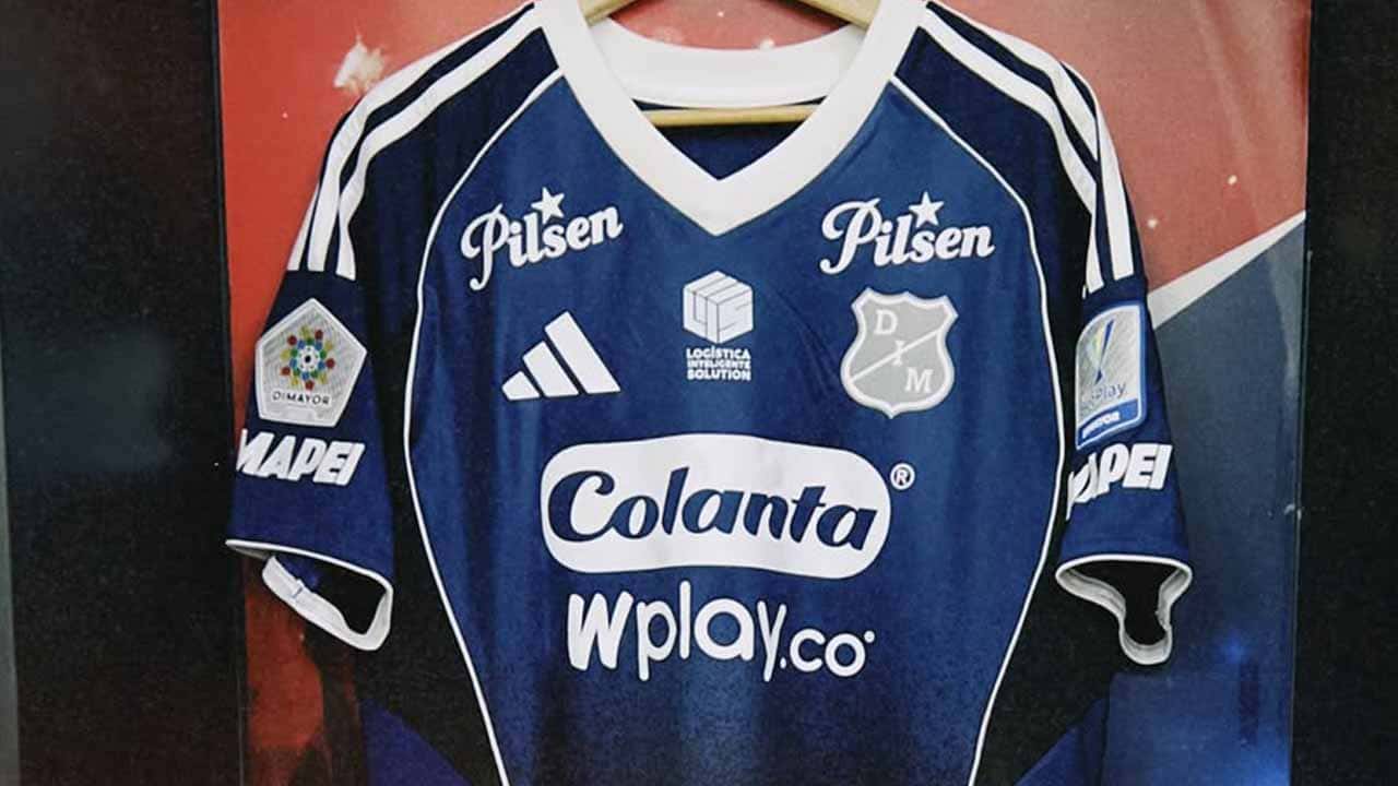 independiente medellin camiseta azul temporada 2025