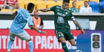 james rodriguez club leon leagues cup penalti new york city