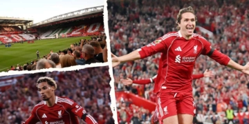 liverpool debut premier league 2025 26 homenaje diogo jota