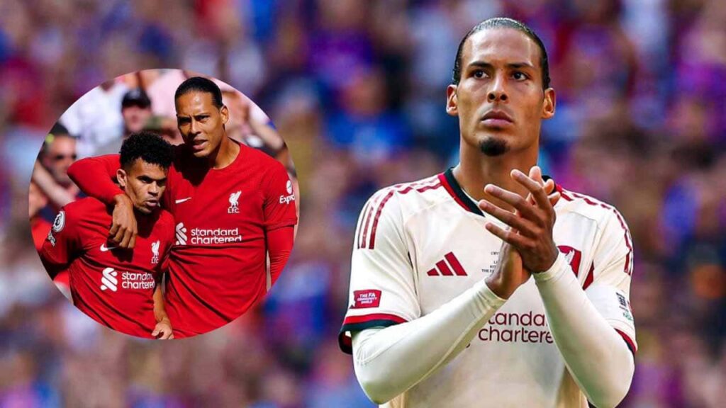 liverpool van dijk luis diaz community shield 2025