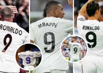 real madrid dorsal 9 camiseta historia mejores jugadores