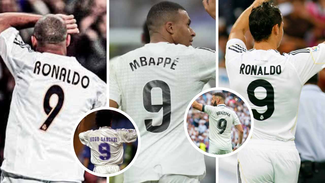 real madrid dorsal 9 camiseta historia mejores jugadores