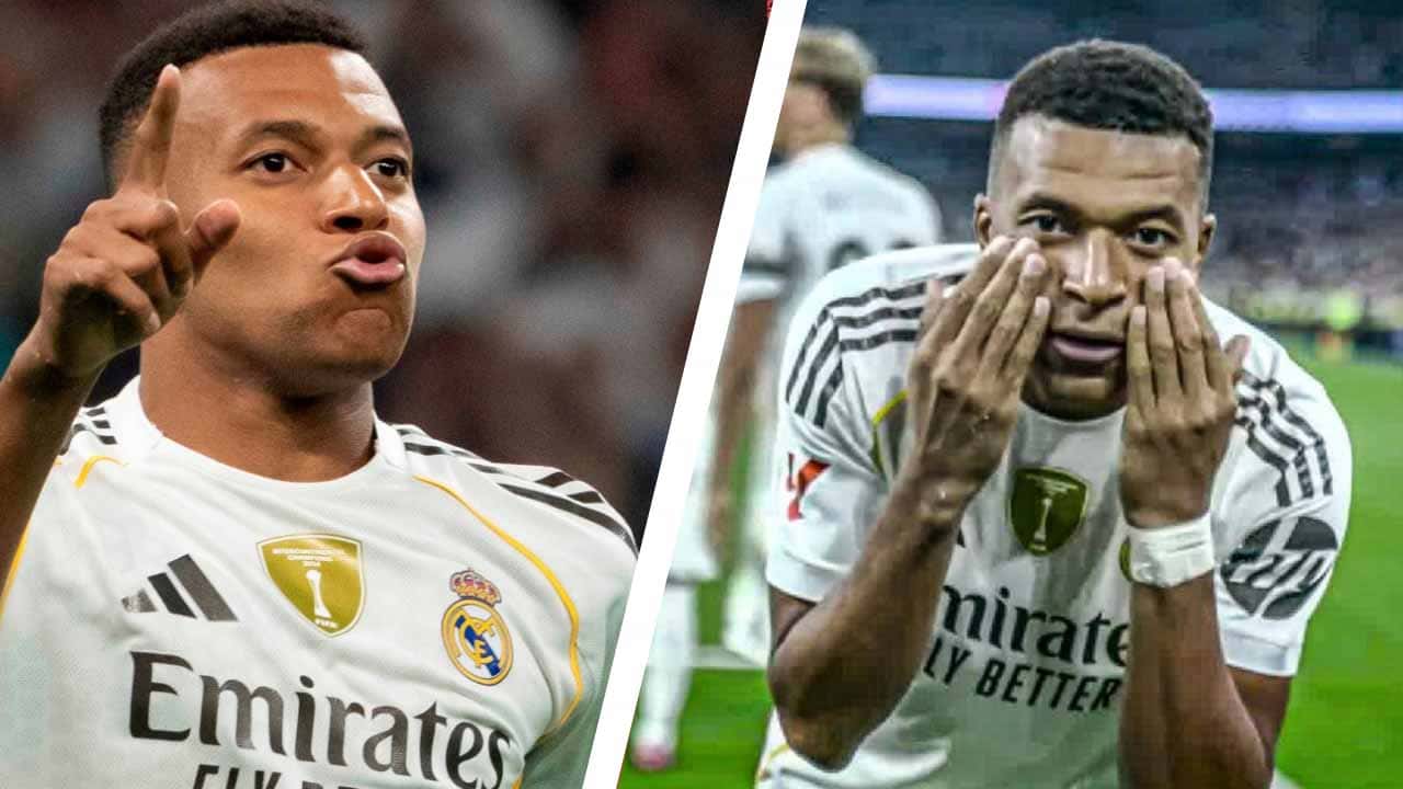 real madrid festejo mbappe osasuna llorando