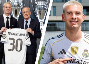 real madrid fichaje mastantuono dorsal 30