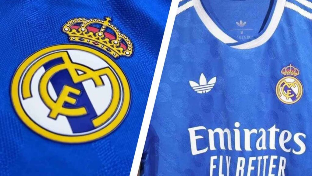 real madrid tercera camiseta 2025 26 azul leyenda homenaje