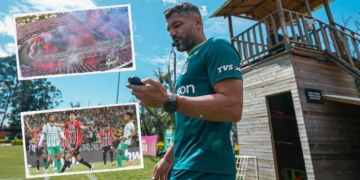 atletico nacional sao paulo colombia brasil atanasio girardot morumbi copa libertadores octavos final conmebol javier gandolfi hernan crespo edwin cardona marino hinestroza marlos moreno