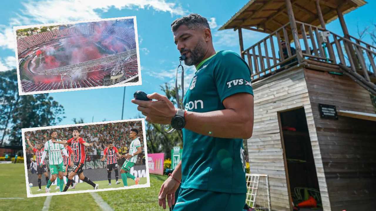 atletico nacional sao paulo colombia brasil atanasio girardot morumbi copa libertadores octavos final conmebol javier gandolfi hernan crespo edwin cardona marino hinestroza marlos moreno