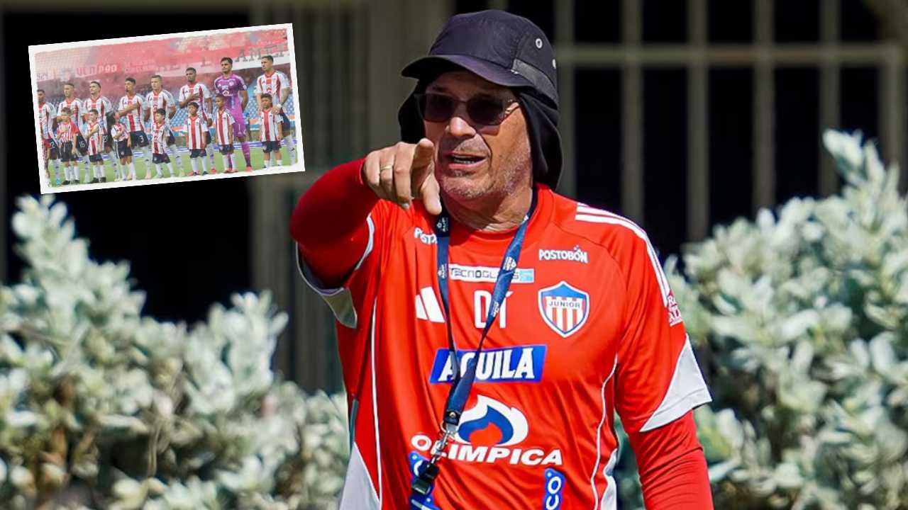 junior barranquilla alfredo arias dt director tecnico entrenador criticas hinchadas hicnhas rueda prensa rojiblancos tiburon metropolitano deportivo independiente medellin dim atanasio girardot lider liga betplay dimayor futbol profesional colombiano fpc