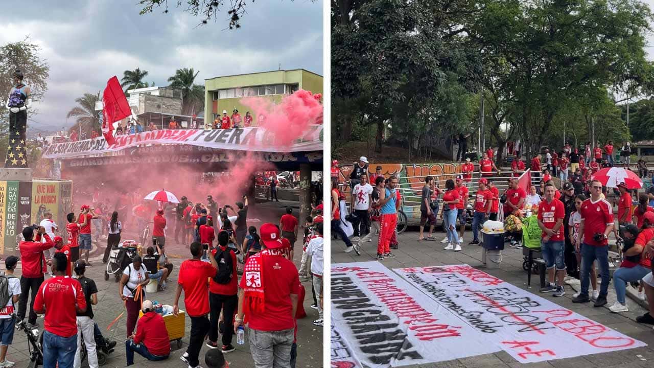 america de cali hinchada protesta 2025