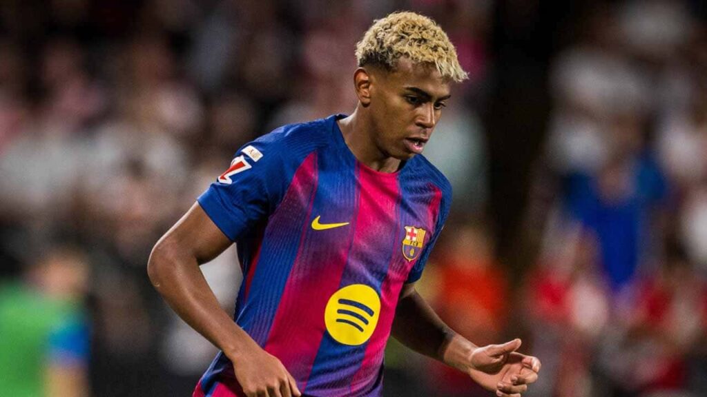 barcelona lamine yamal razon ausencia debut champions league