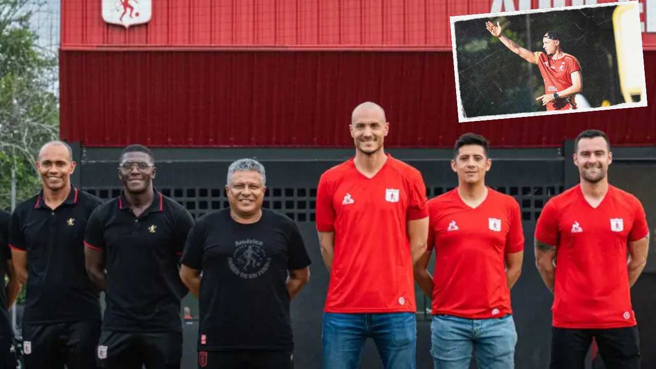 america cali david gonzalez nuevo dt director tecnico entrenador debut oficial fortaleza ceif campin techo bogota capital liga betplay dimayor futbol profesional colombiano fpc marcela tulio gomez cascajal hinchada hinchas polemica criticas tension refuerzos contrataciones incorporaciones mercado fichajes pascual guerrero alex escobar