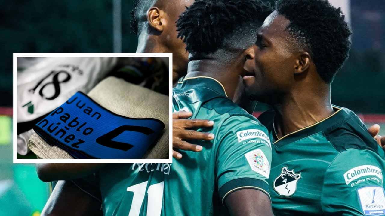deportivo cali aviles hurtado festejo cinta capitan hincha fallecido