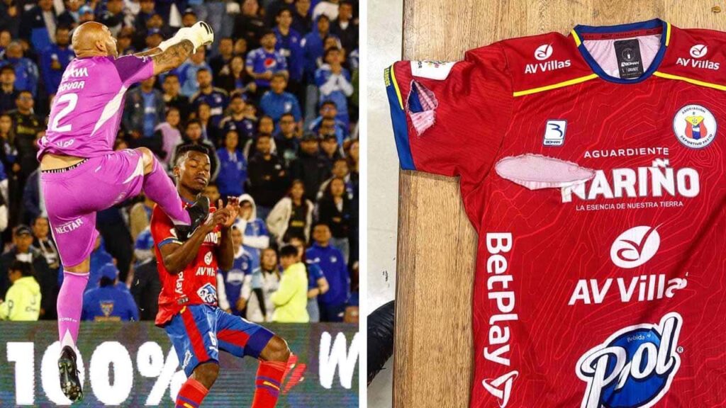 deportivo pasto polemica vs millonarios bismarks santiago johan caicedo