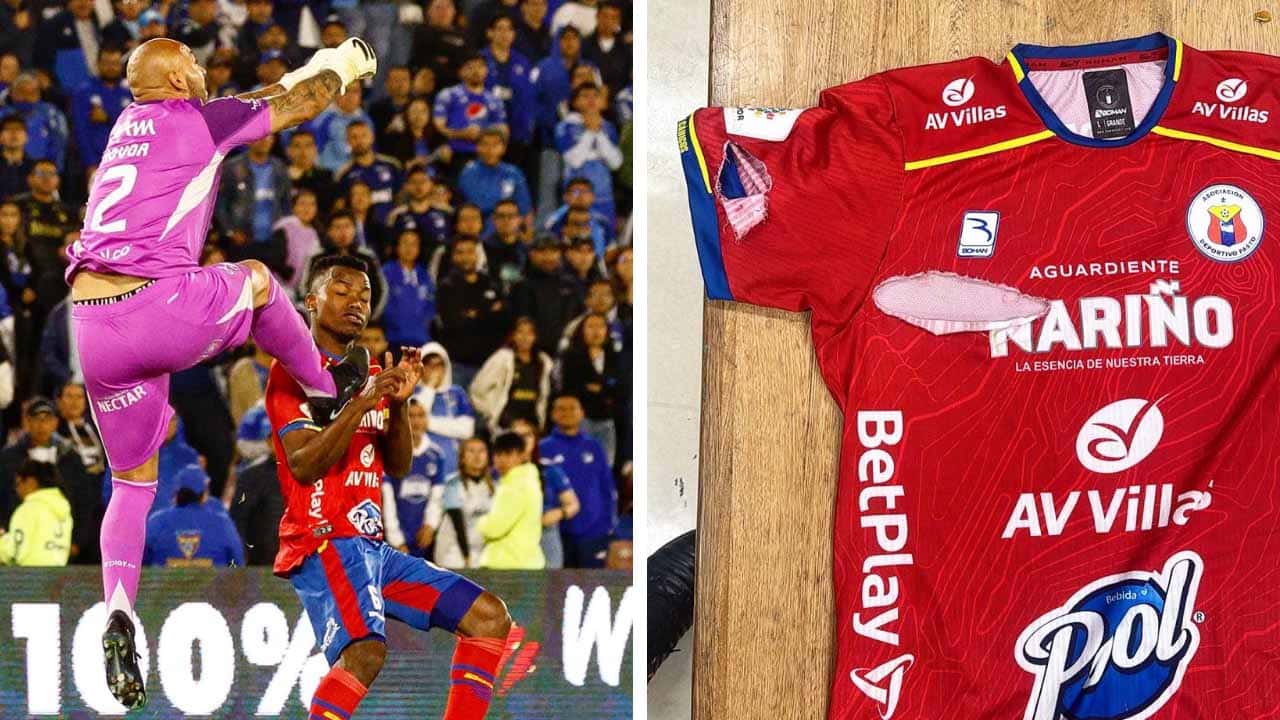 deportivo pasto polemica vs millonarios bismarks santiago johan caicedo