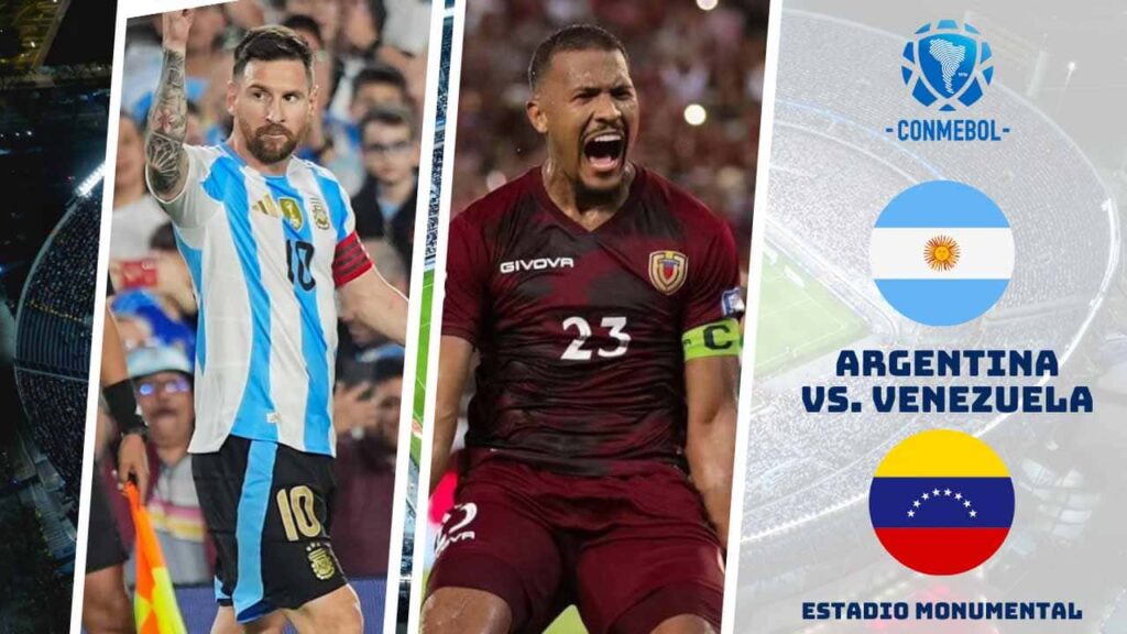 donde ver argentina vs venezuela messi eliminatoria tv online