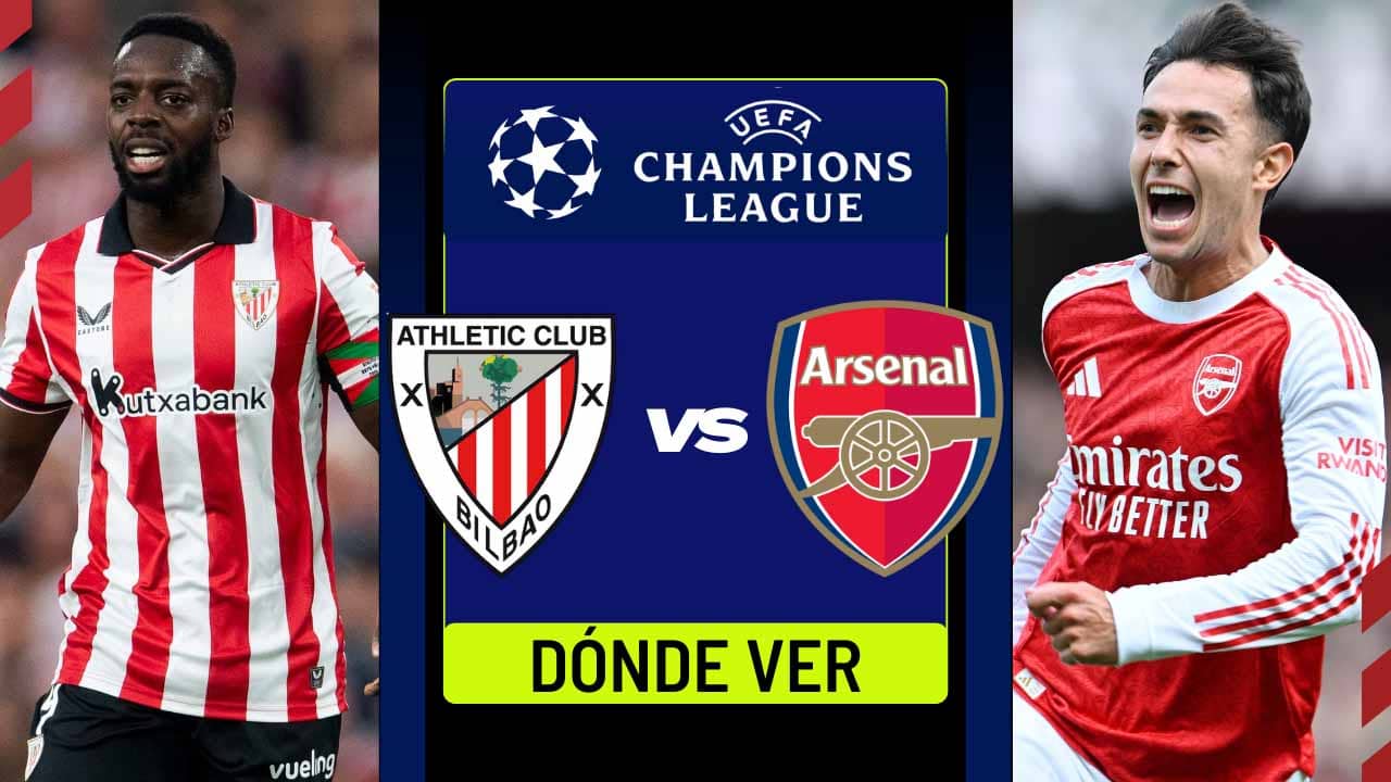 donde ver athletic club vs arsenal champions league tv online