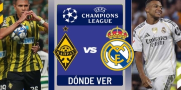 donde ver real madrid kairat champions tv online