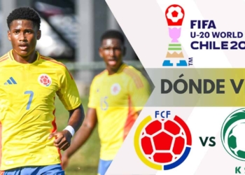 donde ver seleccion colombia arabia mundial sub 20 tv online