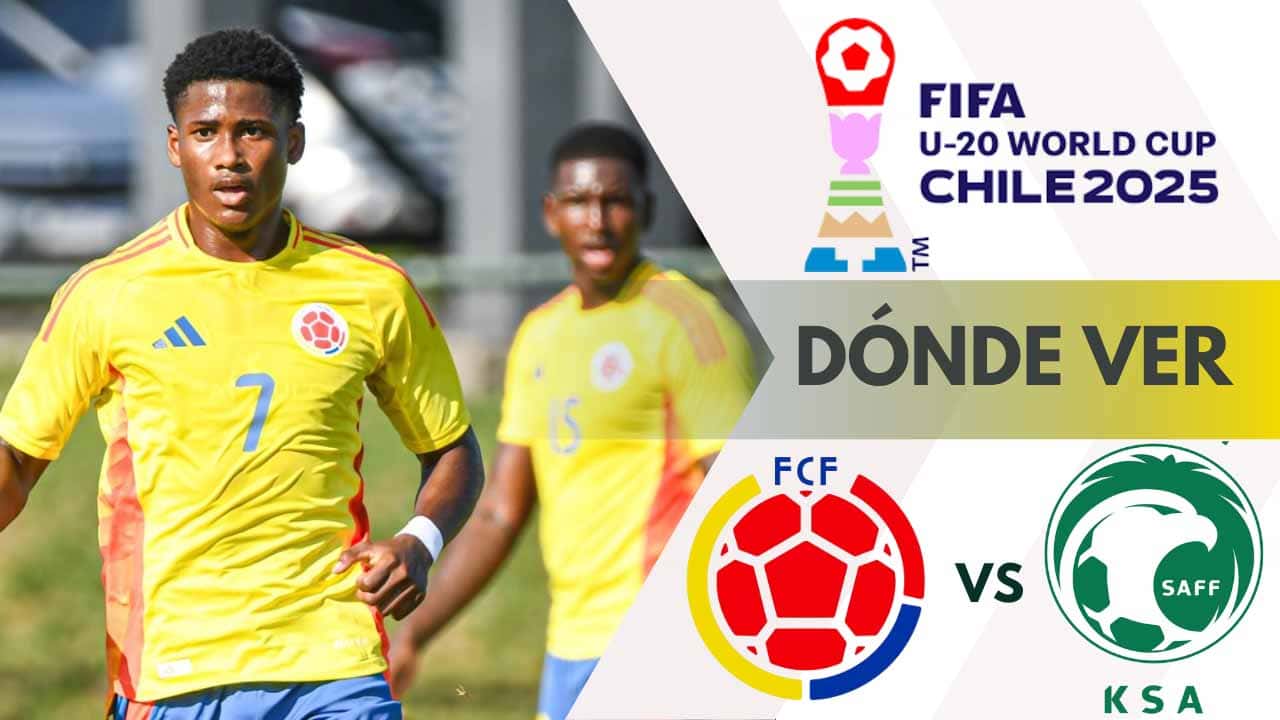 donde ver seleccion colombia arabia mundial sub 20 tv online