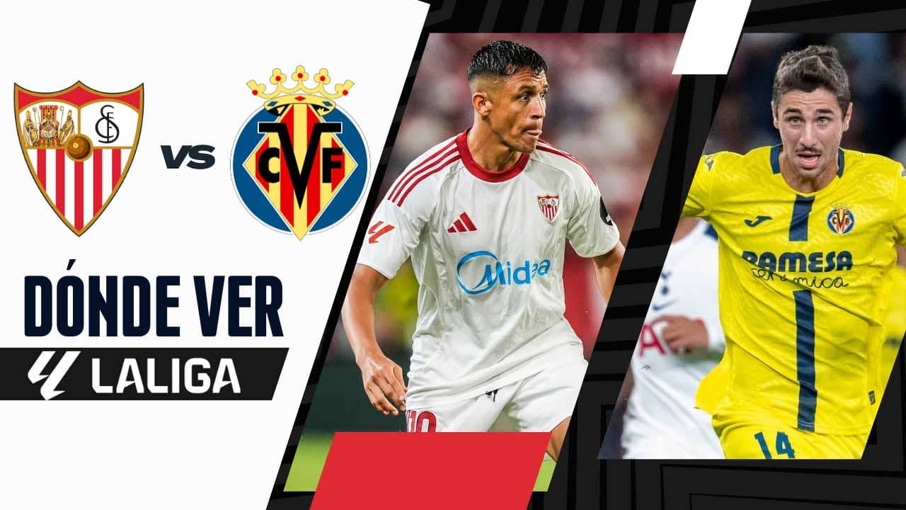 donde ver sevilla vs villarreal laliga tv online