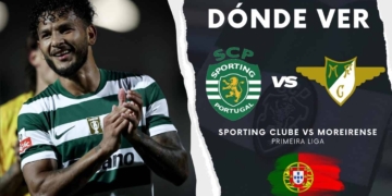 donde ver sporting clube vs moreirense luis suarez liga portugal tv online