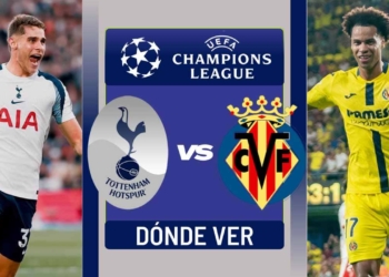 donde ver tottenham vs villarreal champions league tv online