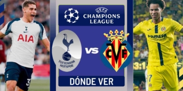 donde ver tottenham vs villarreal champions league tv online