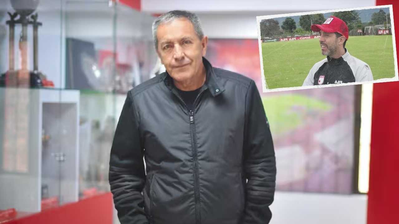 independiente santa fe eduardo mendez presidente dueno equipo junta directiva directivos jorge bava dt entrenador director tecnico salida echado se fue abandono tirado equipo campeon liga betplay dimayor futbol profesional colombiano fpc campin bogota atanasio girardot medellin copa libertadores salario plata cerro porteno asuncion paraguay contratado contrataciones contrato mercado fichajes incorporaciones refuerzos pacho lopez nuevo