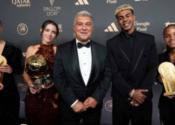 lamine yamal reaccion padre balon de oro 2025