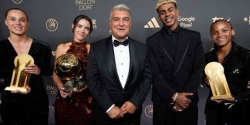 lamine yamal reaccion padre balon de oro 2025