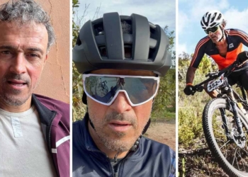 luis enrique accidente bicicleta