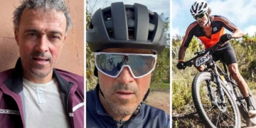luis enrique accidente bicicleta