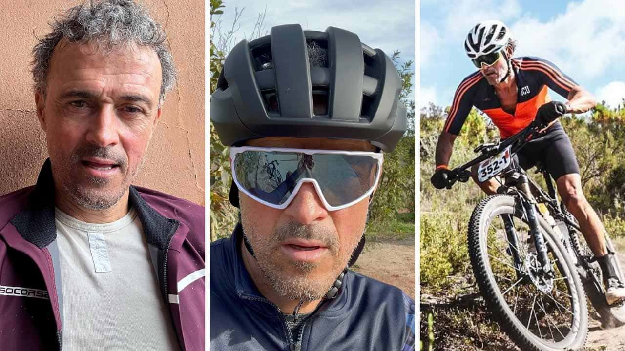 luis enrique accidente bicicleta