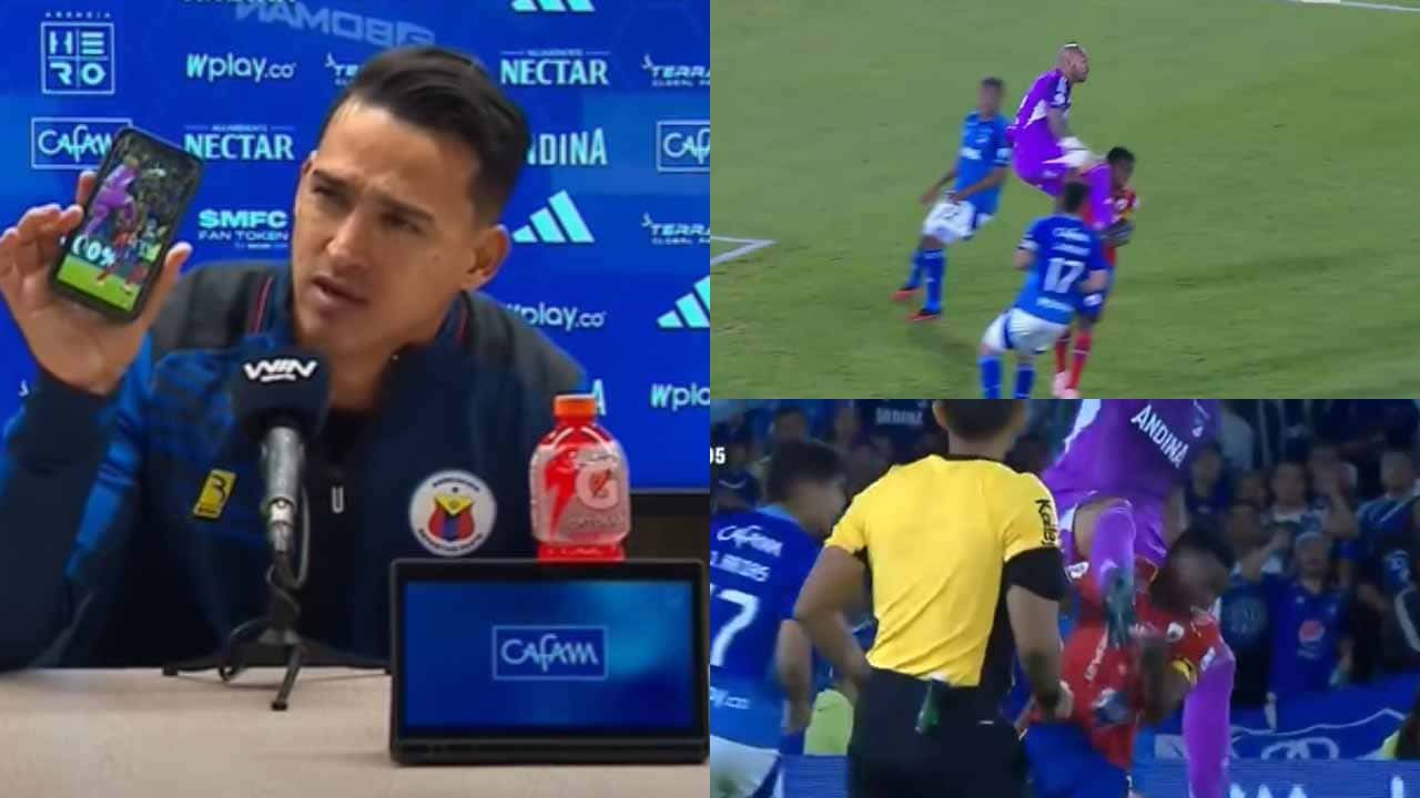 millonarios pasto protesta camilo ayala revision var arbitro
