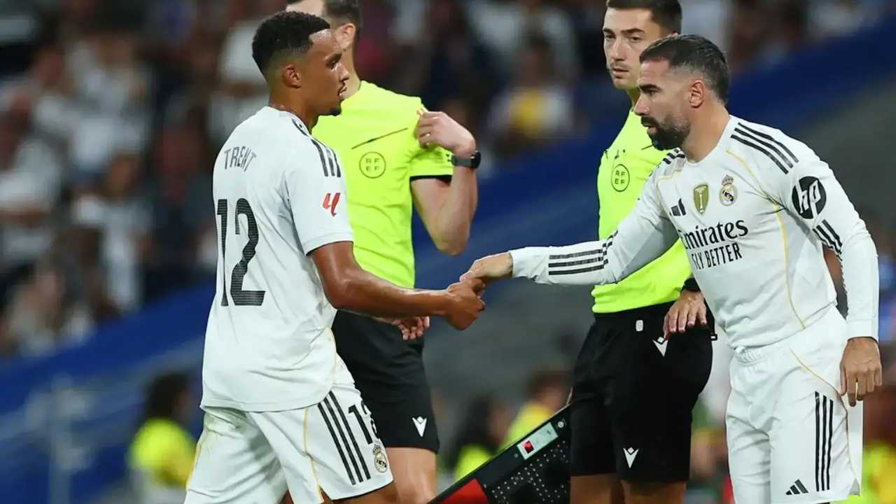 real madrid lesiones lateral derecho trent alexander arnold dabi carvajal fede valverde asencio xabi alonso liga campeones champions league derbi atletico atleti barcelona opciones militao futbol espanol espana la liga