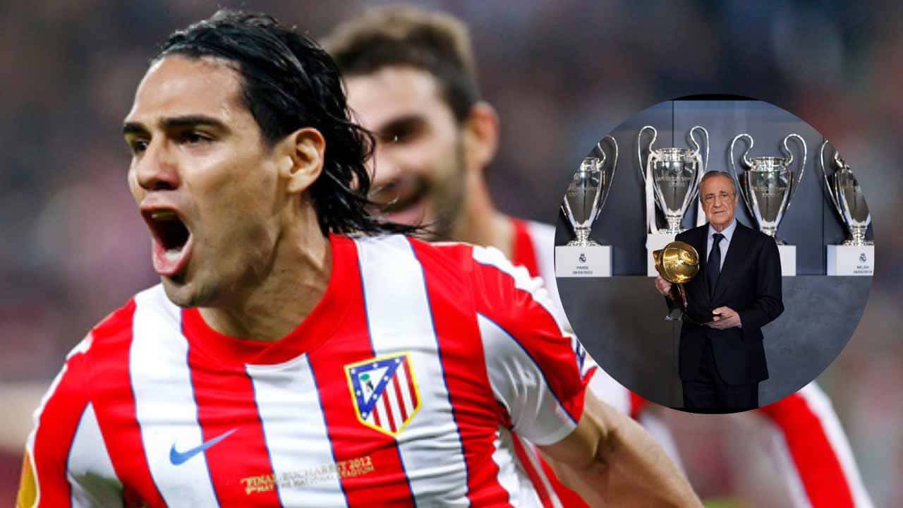 real madrid falcao florentino perez historia servilleta