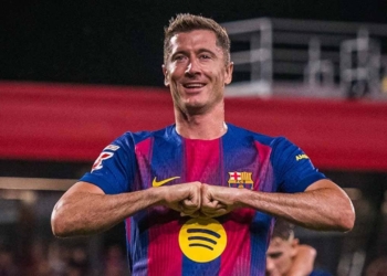 robert lewandowski barcelona numeros 150 partidos