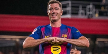 robert lewandowski barcelona numeros 150 partidos